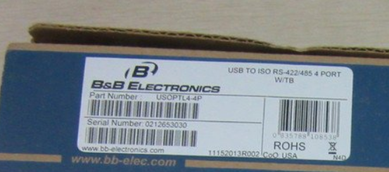 B&B Electronics轉換器 USOPTL4-4P